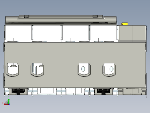 NXBLE-125G 4P剩余电流动作断路器三维模型202306后视缩略图