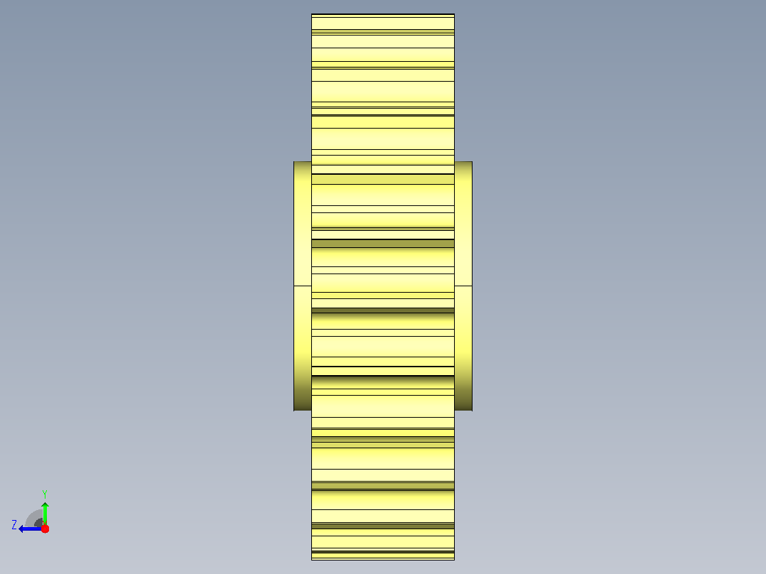 JI 812-25T-R40-C1 SS812系列机加工被动轮右视图