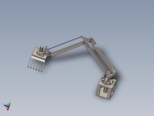 码垛机械手的结构设计sw+CAD+说明书