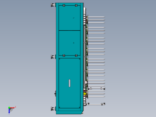 自动化生产线用16工位旋转料仓俯视缩略图