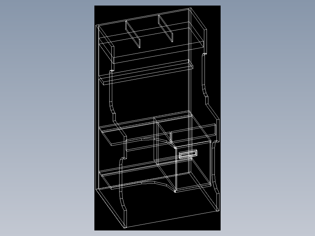 室内家具及植物的维模型十二-B088