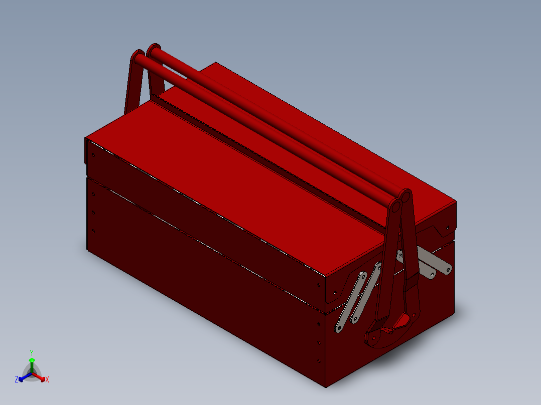 工具箱正等轴测图