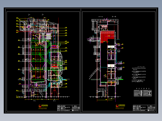 75T／H煤粉炉详图两张