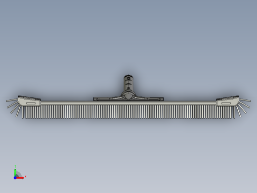 游泳池清洁工具加长刷子前视缩略图