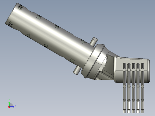 游泳池清洁工具加长刷子左视缩略图