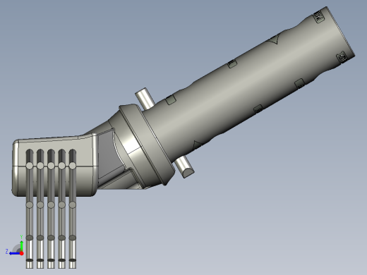 游泳池清洁工具加长刷子右视缩略图