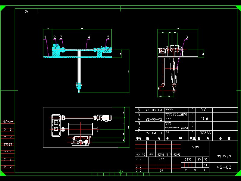 Q009-80t门式起重机设计