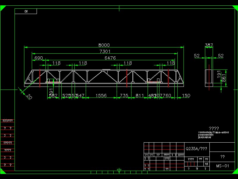 Q009-80t门式起重机设计