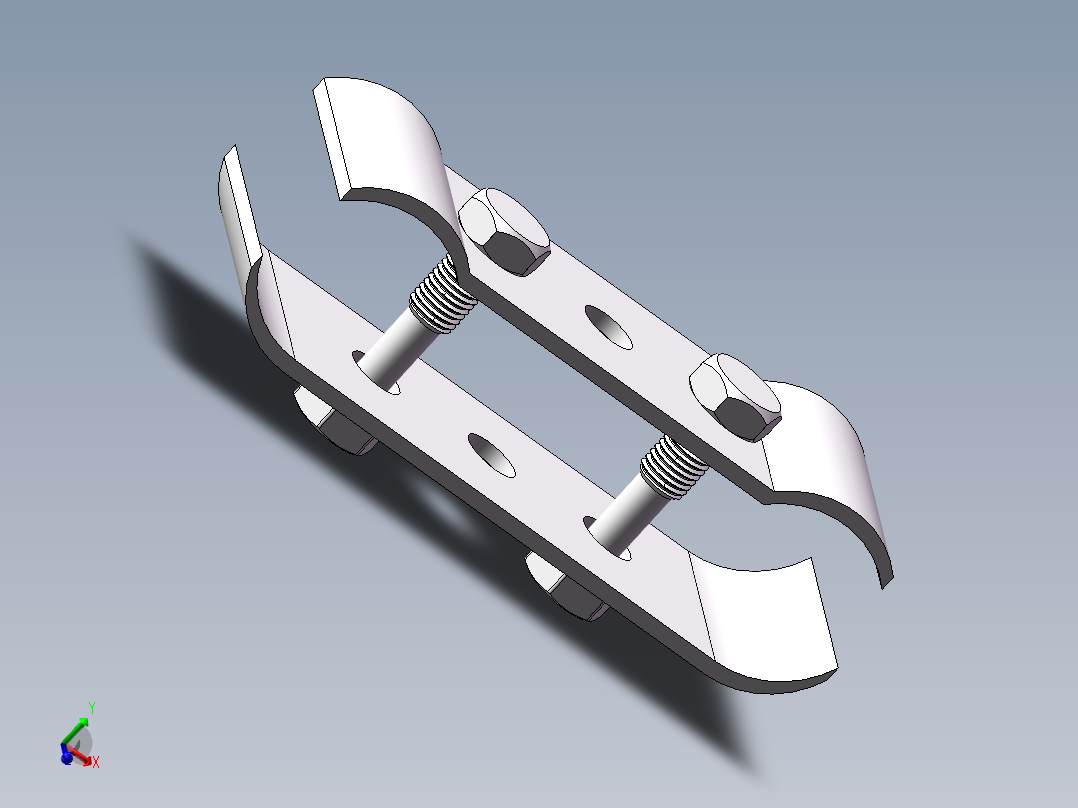 精益管接头3d图纸 流利条型材连接件3d 精益管工作台标准件3d模型