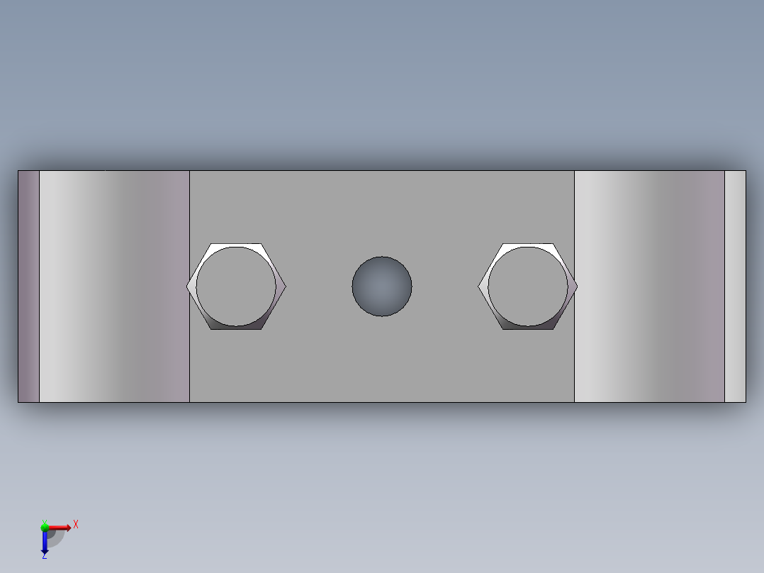 精益管接头3d图纸 流利条型材连接件3d 精益管工作台标准件3d模型俯视图