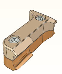 精益管接头3d图纸 流利条型材连接件3d 精益管工作台标准件3d模型