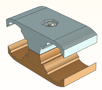 精益管接头3d图纸 流利条型材连接件3d 精益管工作台标准件3d模型