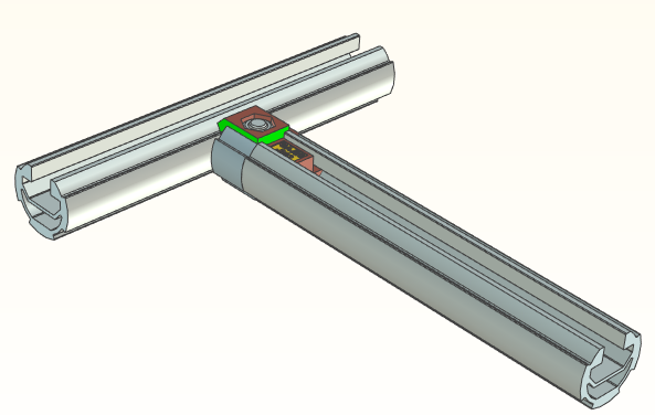 精益管接头3d图纸 流利条型材连接件3d 精益管工作台标准件3d模型