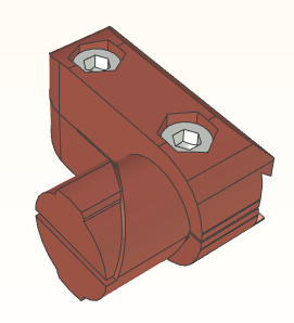 精益管接头3d图纸 流利条型材连接件3d 精益管工作台标准件3d模型缩略图