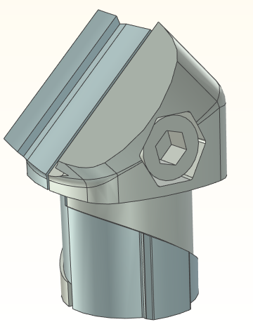 精益管接头3d图纸 流利条型材连接件3d 精益管工作台标准件3d模型