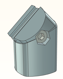 精益管接头3d图纸 流利条型材连接件3d 精益管工作台标准件3d模型