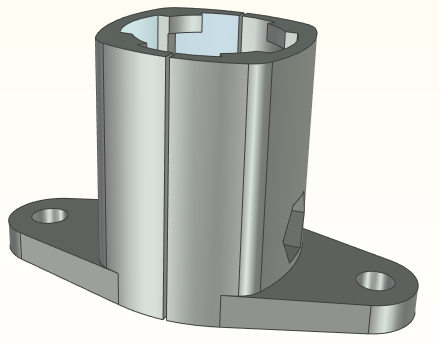 精益管接头3d图纸 流利条型材连接件3d 精益管工作台标准件3d模型缩略图