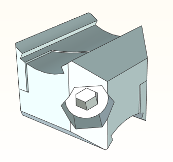精益管接头3d图纸 流利条型材连接件3d 精益管工作台标准件3d模型缩略图