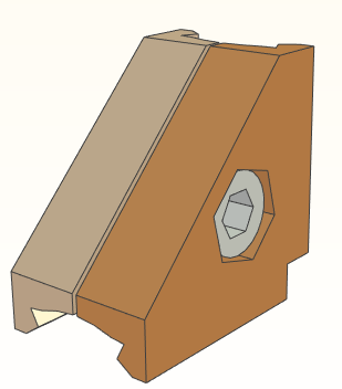 精益管接头3d图纸 流利条型材连接件3d 精益管工作台标准件3d模型