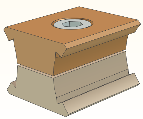精益管接头3d图纸 流利条型材连接件3d 精益管工作台标准件3d模型缩略图