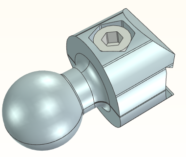 精益管接头3d图纸 流利条型材连接件3d 精益管工作台标准件3d模型缩略图