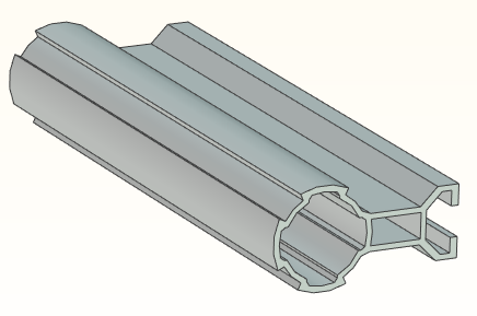 精益管接头3d图纸 流利条型材连接件3d 精益管工作台标准件3d模型