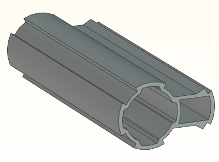 精益管接头3d图纸 流利条型材连接件3d 精益管工作台标准件3d模型