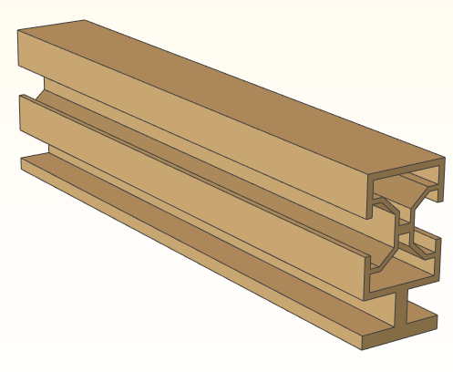 精益管接头3d图纸 流利条型材连接件3d 精益管工作台标准件3d模型