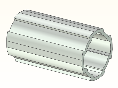 精益管接头3d图纸 流利条型材连接件3d 精益管工作台标准件3d模型
