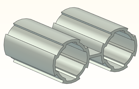 精益管接头3d图纸 流利条型材连接件3d 精益管工作台标准件3d模型