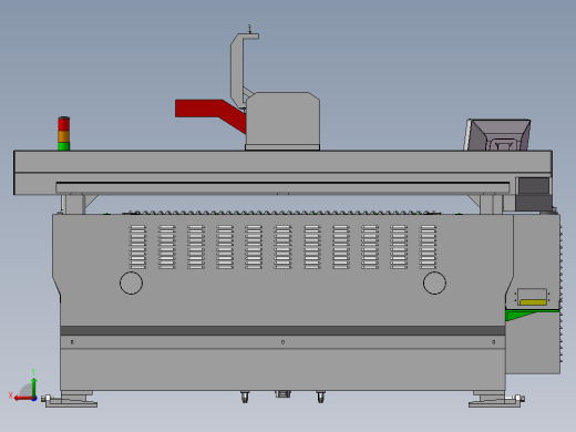 大型激光切割机 DD066 3D模型 3D模型 非标自动化设计图纸后视缩略图