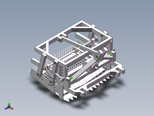 麦冬收割机结构创新设计正等轴测缩略图