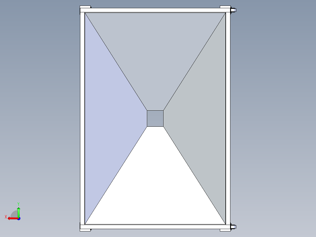 可移动煤仓设计后视图