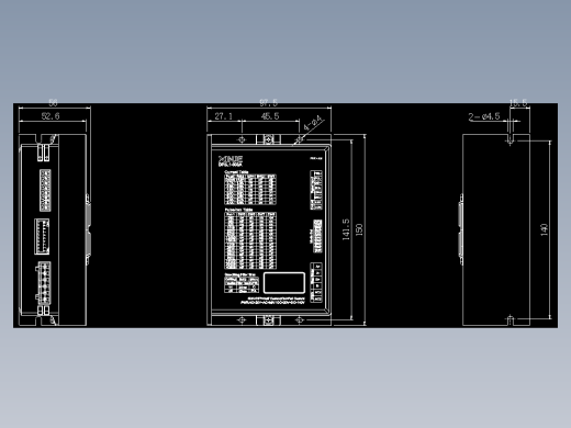 步进驱动DP3L1-808A-外观图-221020.dwg