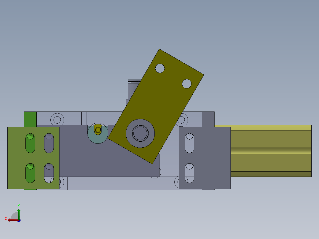 螺丝错位供料后视图