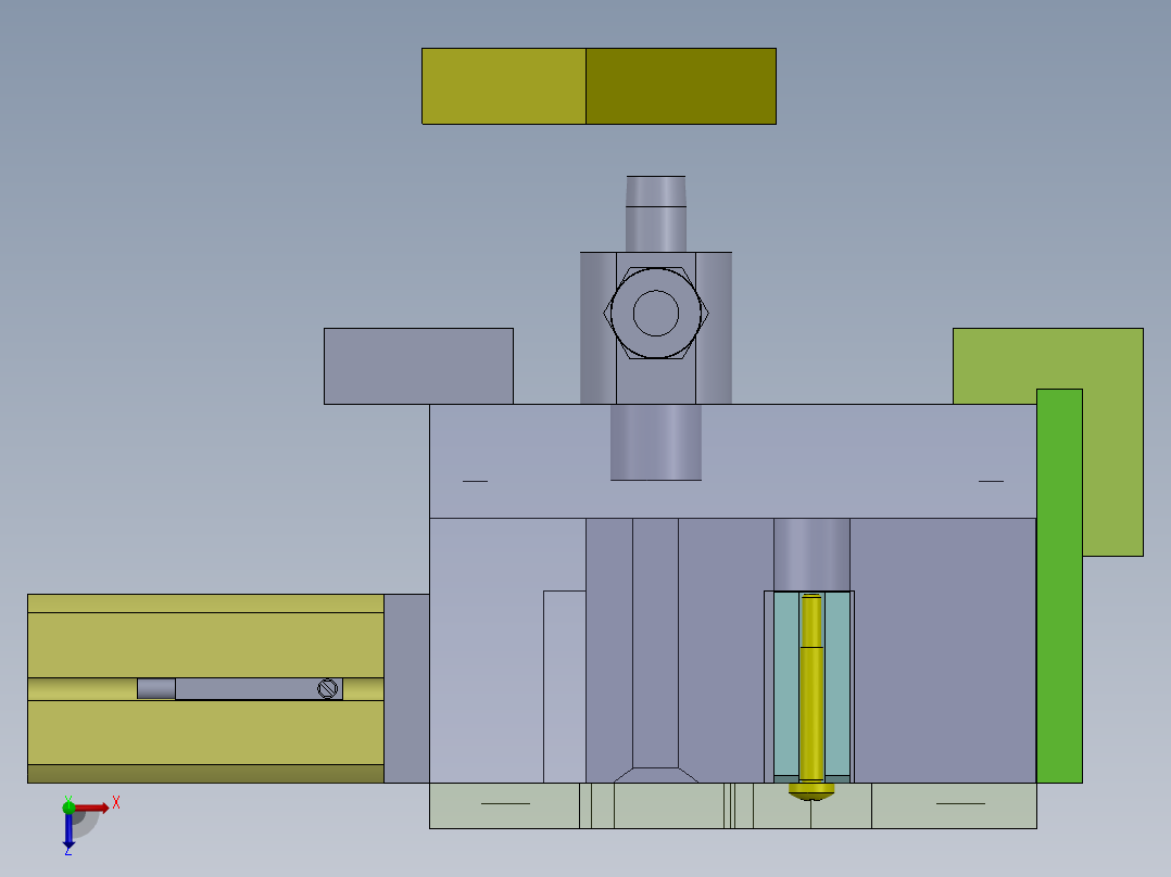 螺丝错位供料俯视图