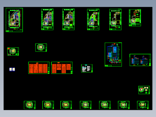 重庆某综合大楼空调通风图