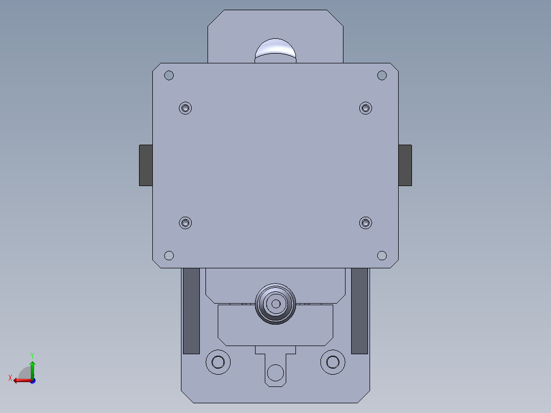 旋铆结构后视图
