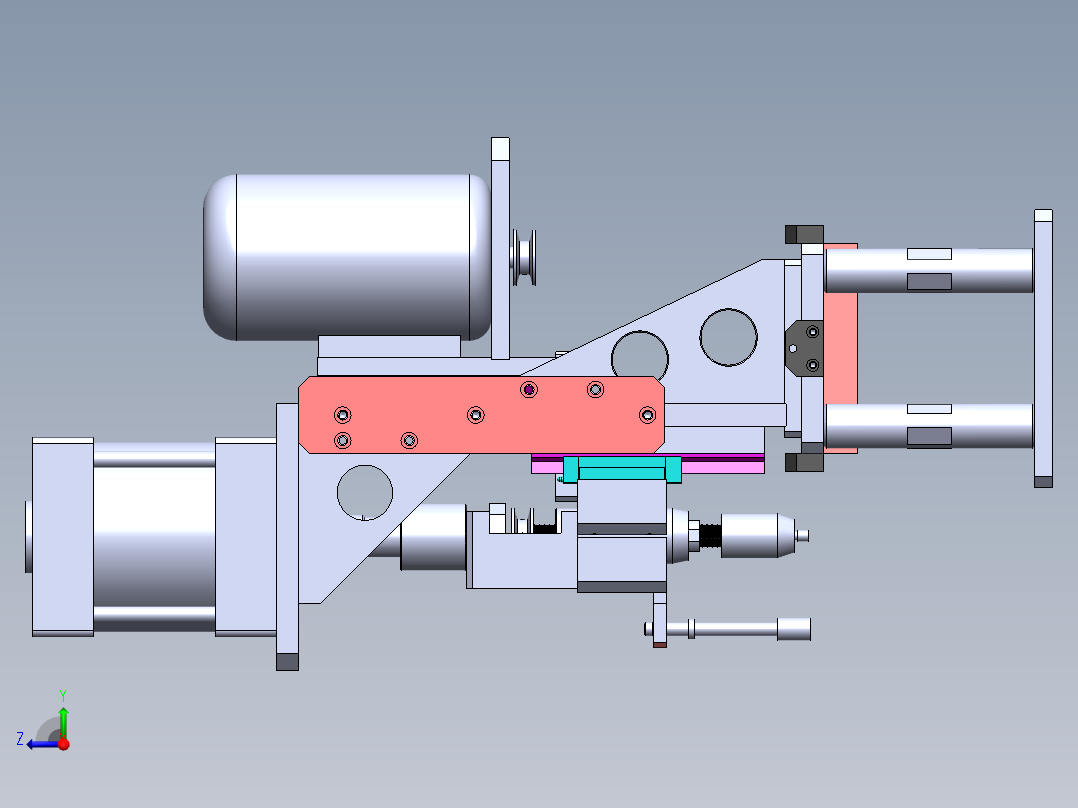 旋铆结构右视图
