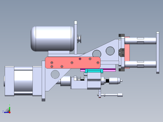 旋铆结构右视缩略图