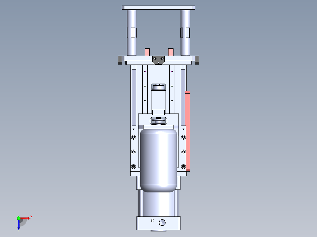 旋铆结构俯视图
