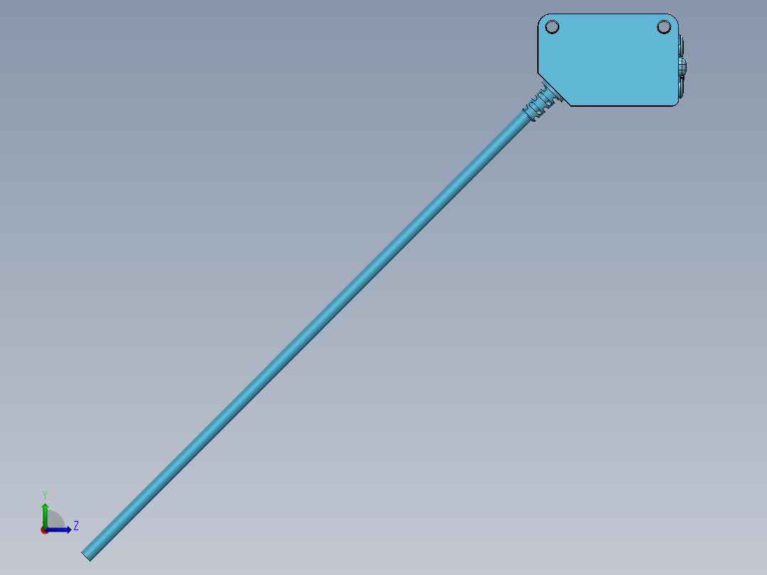 BGS-S10N 最小检测距离10mm，最大检测距离85mm左视图