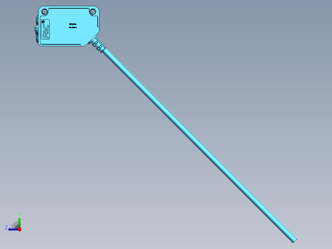 BGS-S10N 最小检测距离10mm，最大检测距离85mm右视图