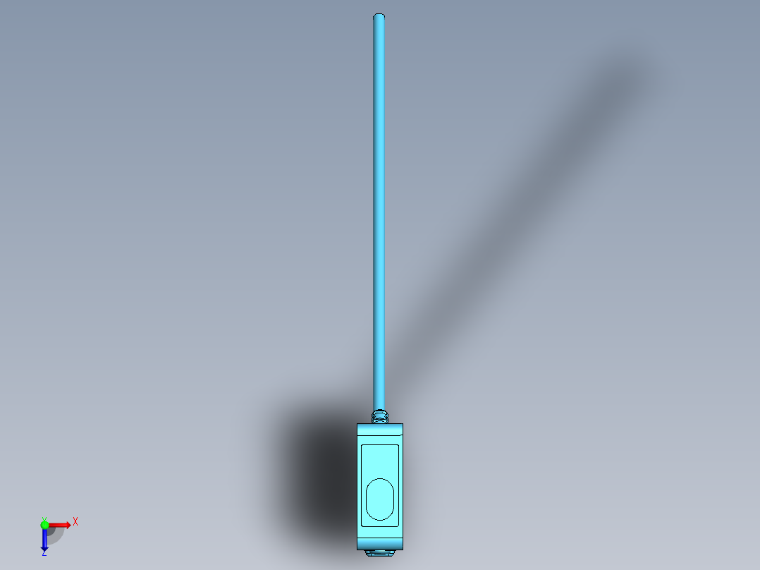 BGS-S10N 最小检测距离10mm，最大检测距离85mm俯视图