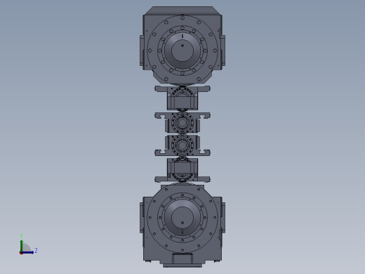 1450HC轧机辊系左视缩略图