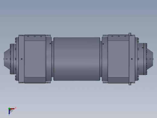 1450HC轧机辊系俯视缩略图