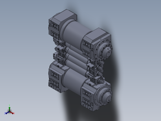 1450HC轧机辊系正等轴测缩略图