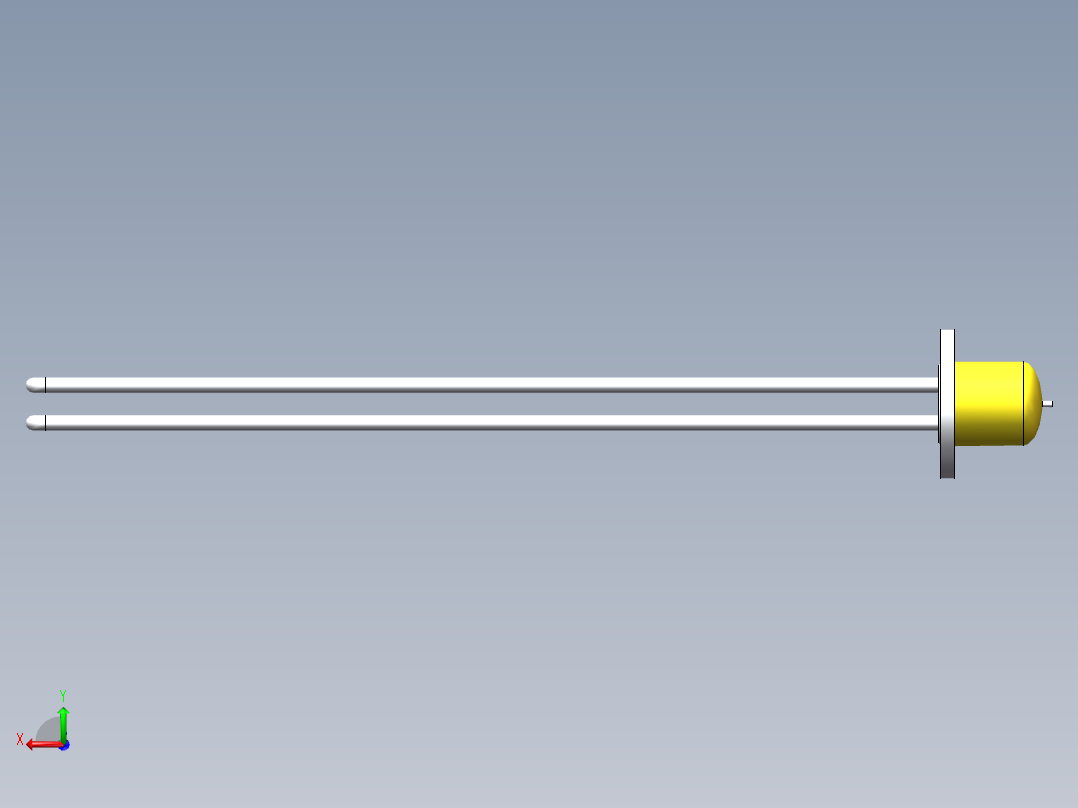 6KW加热管L=730后视图