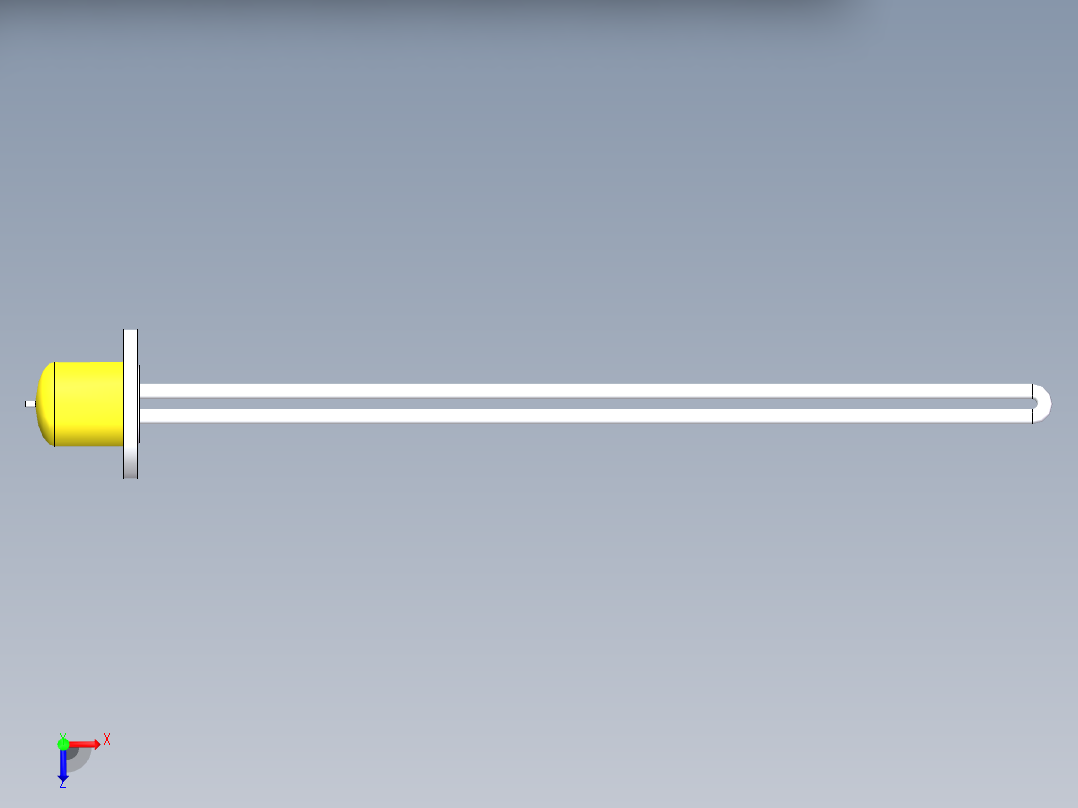 6KW加热管L=730俯视图