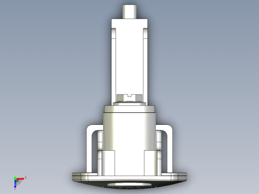 壓縮式把手5571-3D多系列多零件图纸模型俯视缩略图